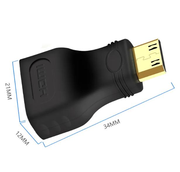 Переходник HDMI (F) - mini HDMI (M)